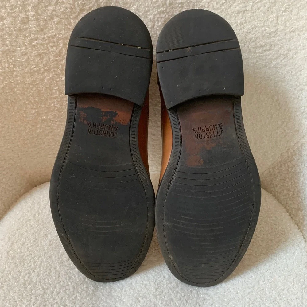Men's Tabor Plain Toe Oxford Shoes Leather Calfskin 20-3360 Size 10 Lace Up